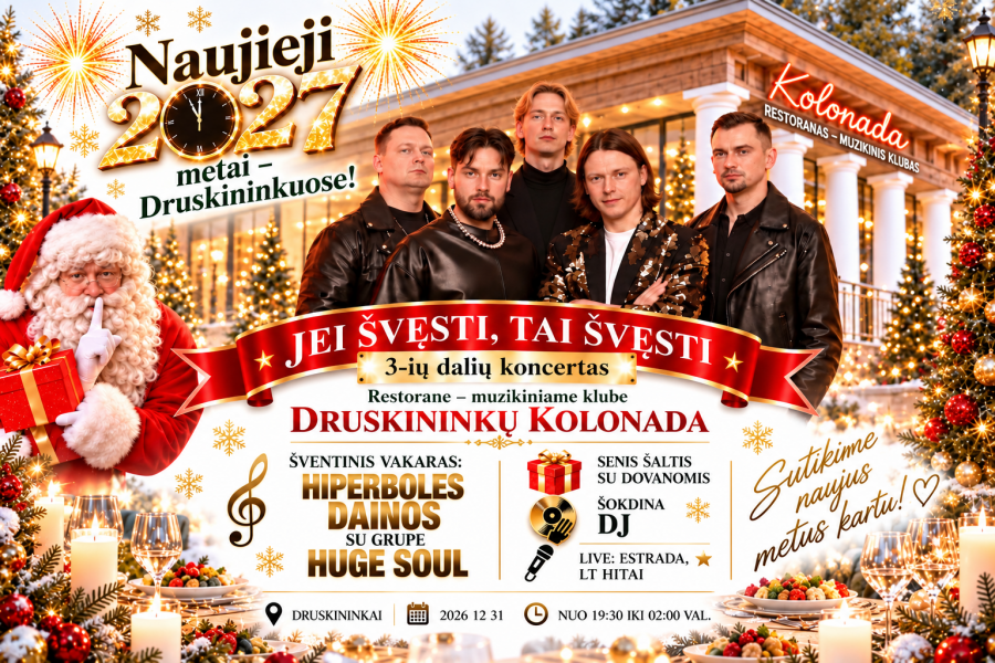New Year's 2027 // Kolonada // Druskininkai